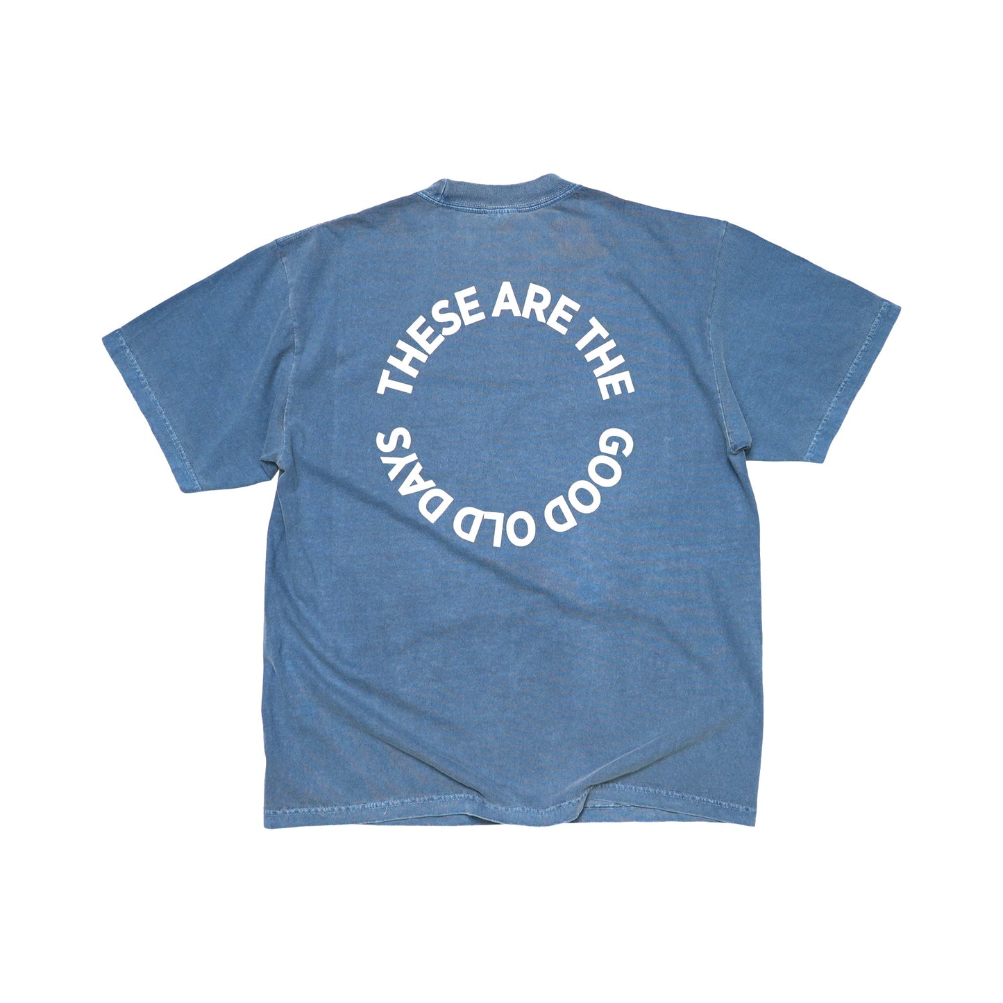 Vintage Washed Blue Heavyweight Tee