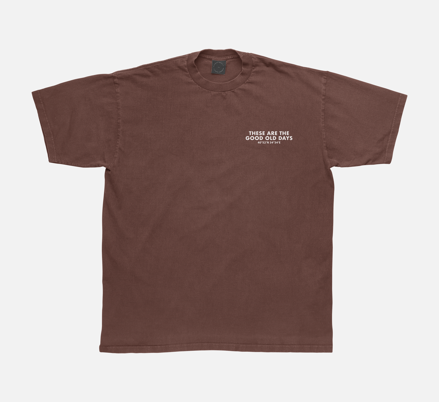 Good Old Days Heavyweight Tee Brown