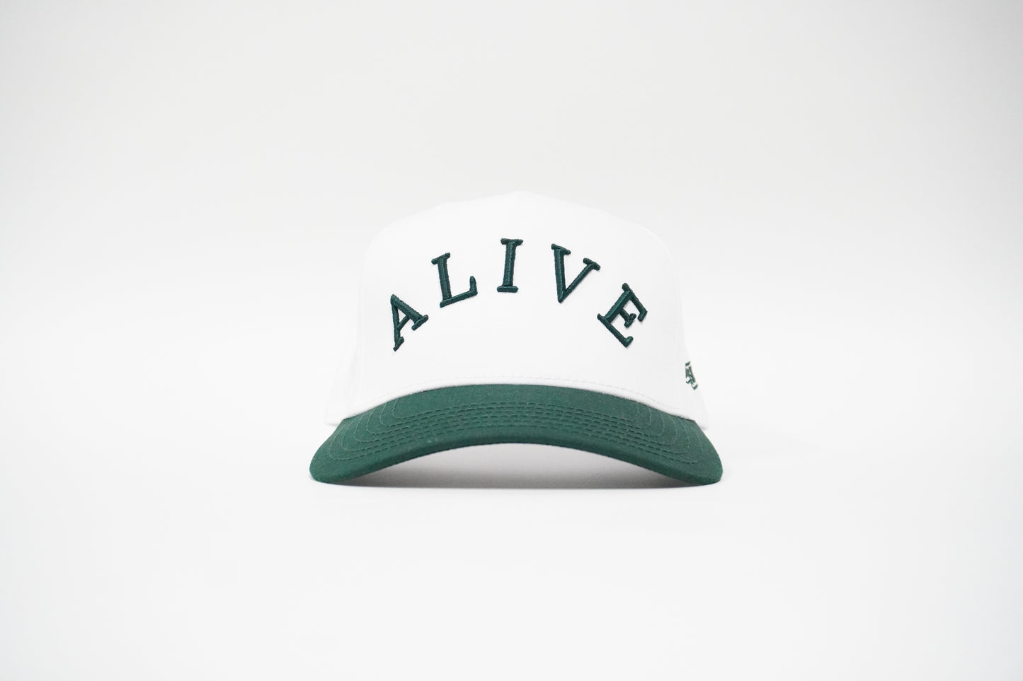 ALIVE Forest Green & White