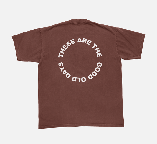 Good Old Days Heavyweight Tee Brown