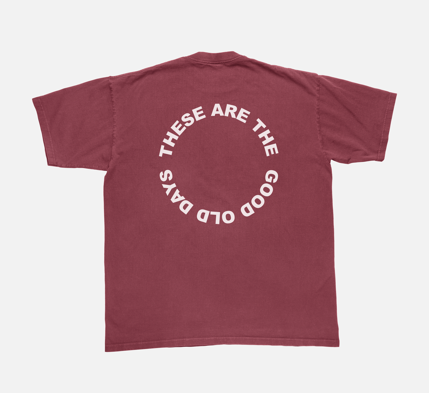 Good Old Days Heavyweight Tee Faded Red