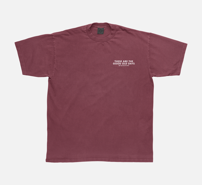 Good Old Days Heavyweight Tee Faded Red