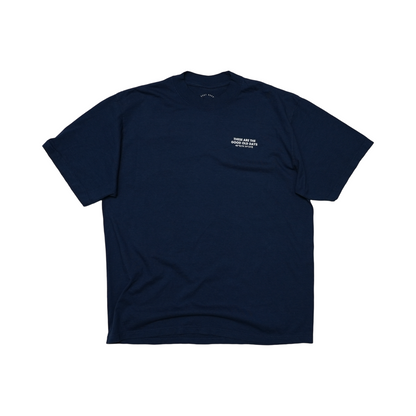 Vintage Navy & White Heavyweight Tee