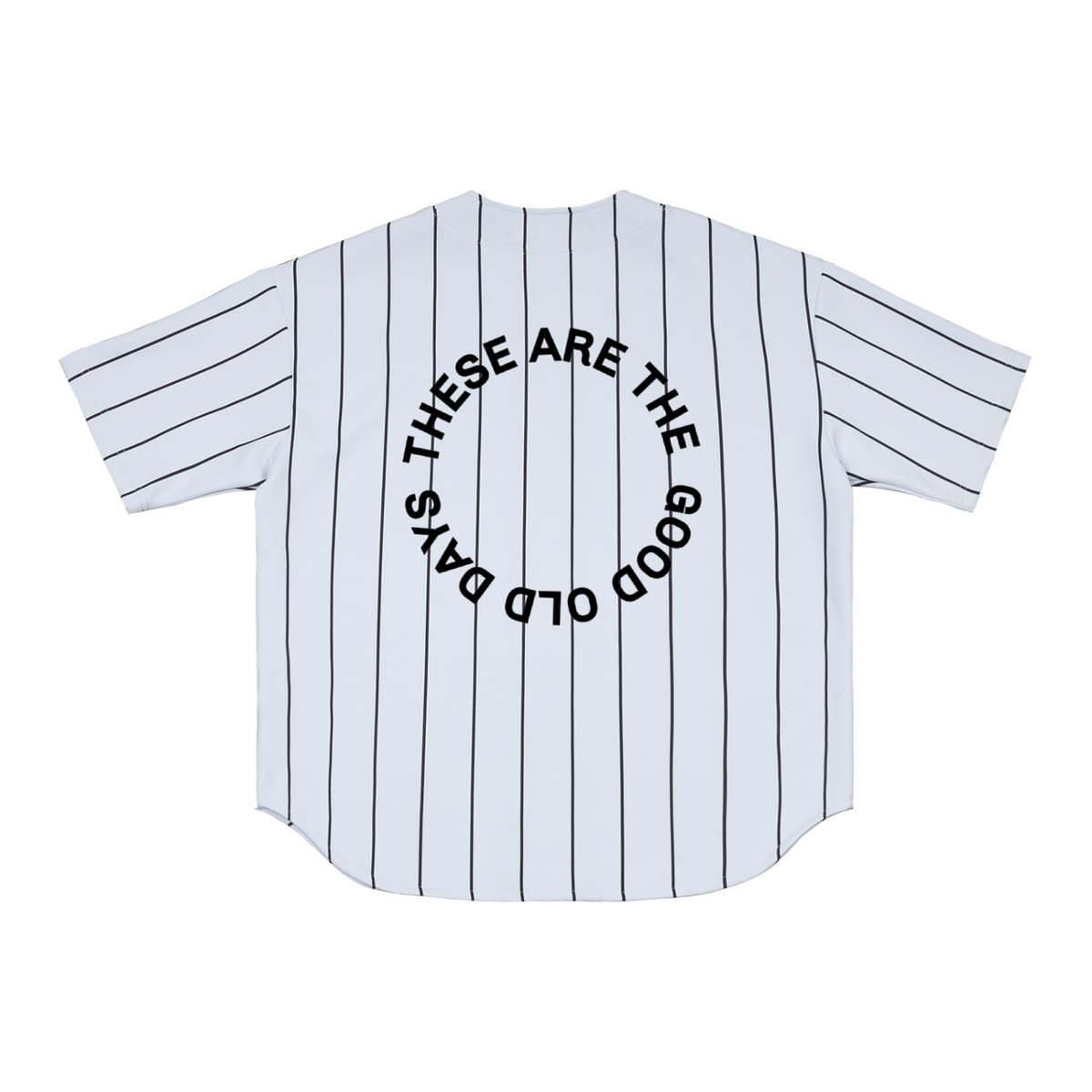 Pinstripe Good Old Days Baseball Jersey